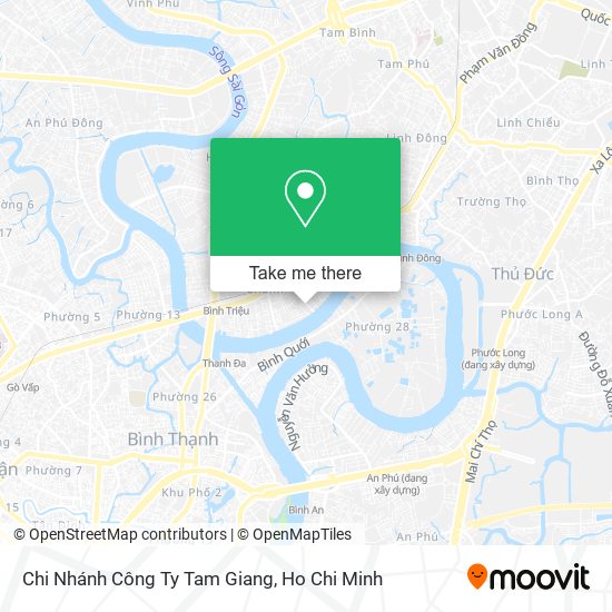 Chi Nhánh Công Ty Tam Giang map