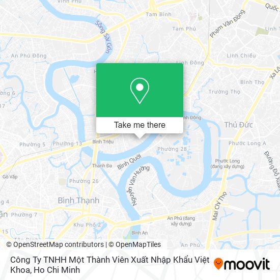 Công Ty TNHH Một Thành Viên Xuất Nhập Khẩu Việt Khoa map