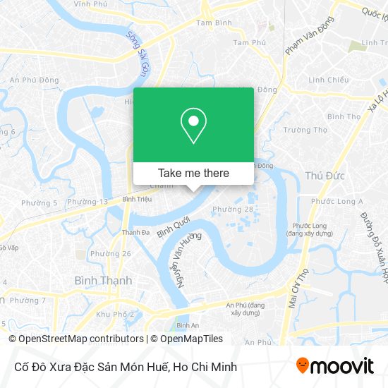 Cố Đô Xưa Đặc Sản Món Huế map