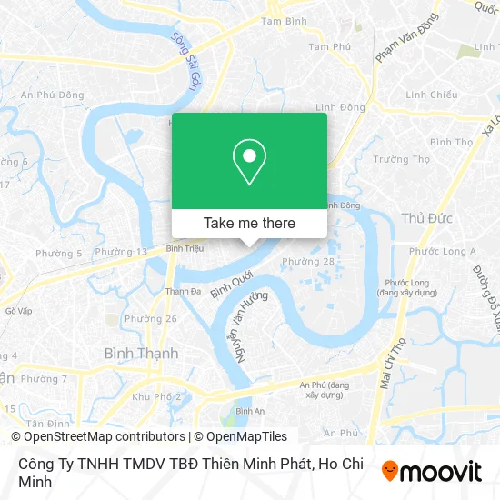 Công Ty TNHH TMDV TBĐ Thiên Minh Phát map