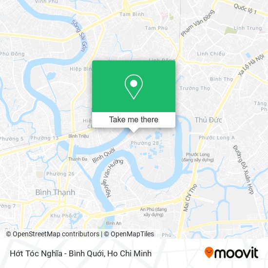 Hớt Tóc Nghĩa - Bình Quới map