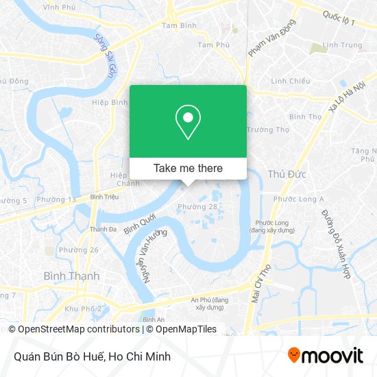 Quán Bún Bò Huế map