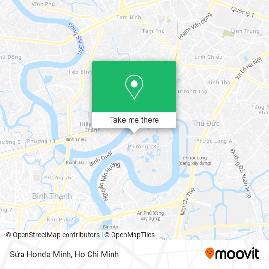 Sửa Honda Minh map