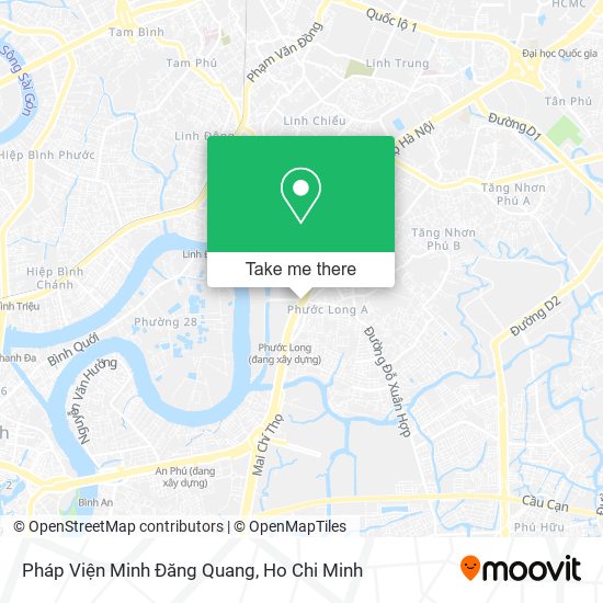 Pháp Viện Minh Đăng Quang map