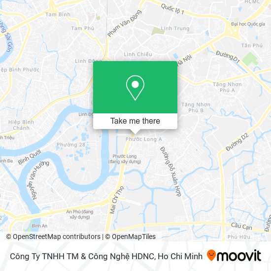 Công Ty TNHH TM & Công Nghệ HDNC map
