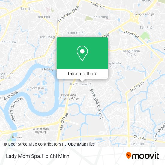 Lady Mom Spa map