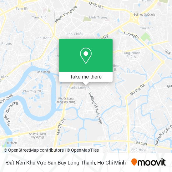 Đất Nền Khu Vực Sân Bay Long Thành map