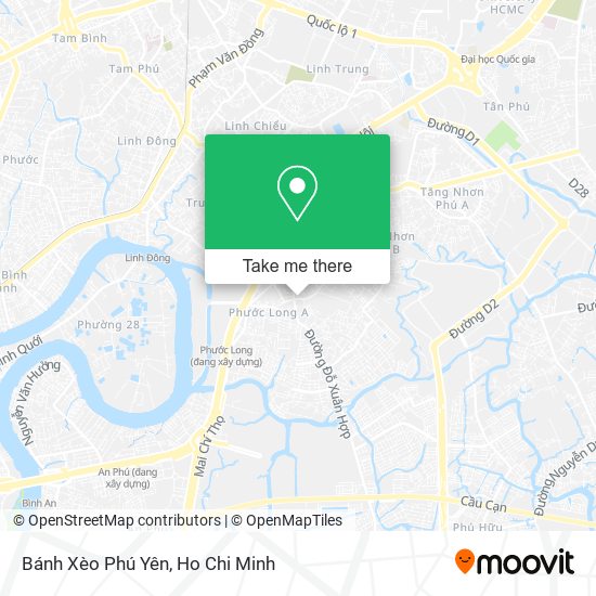 Bánh Xèo Phú Yên map