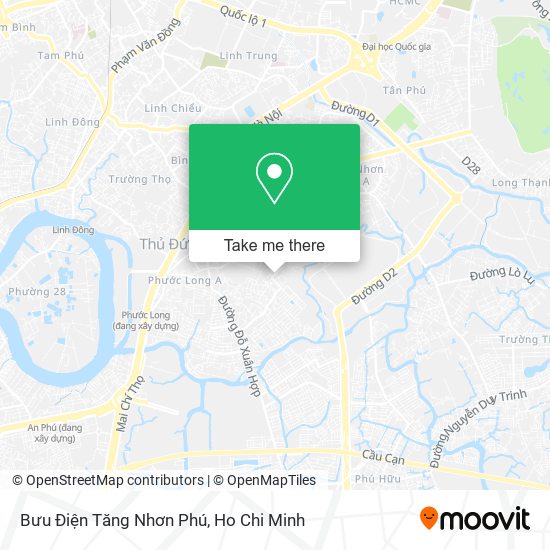 Bưu Điện Tăng Nhơn Phú map