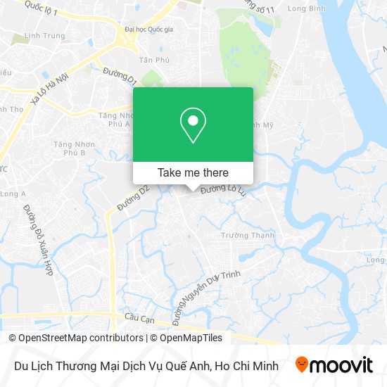 Du Lịch Thương Mại Dịch Vụ Quế Anh map