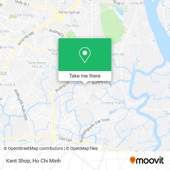 Kent Shop map