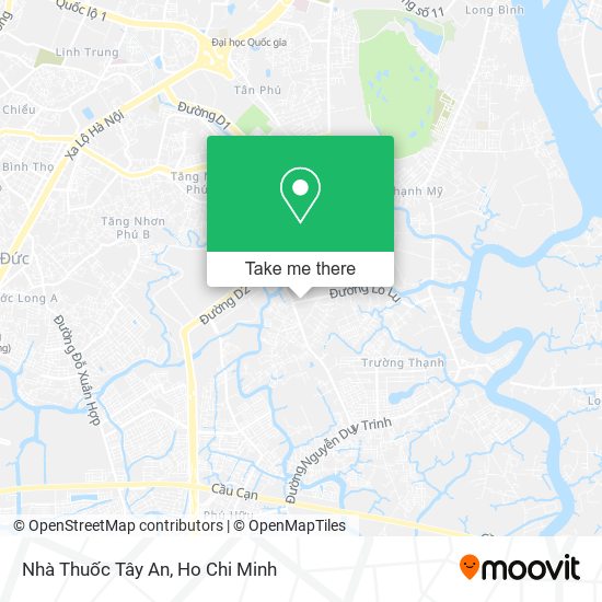 Nhà Thuốc Tây An map