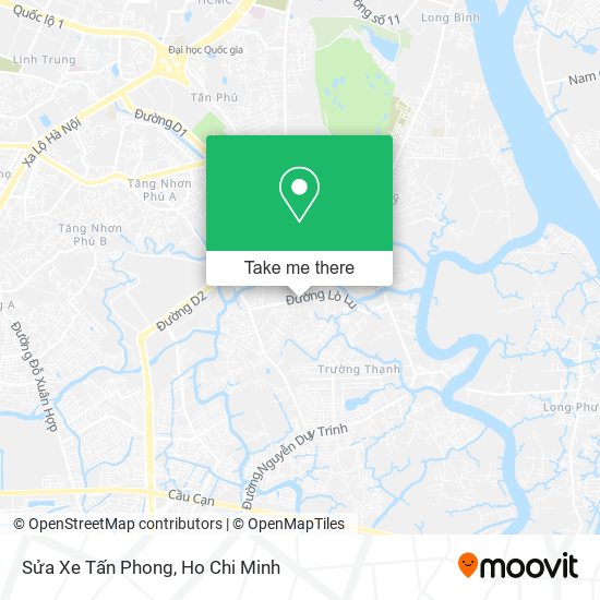 Sửa Xe Tấn Phong map