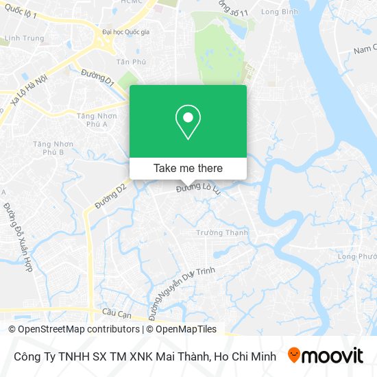 Công Ty TNHH SX TM XNK Mai Thành map