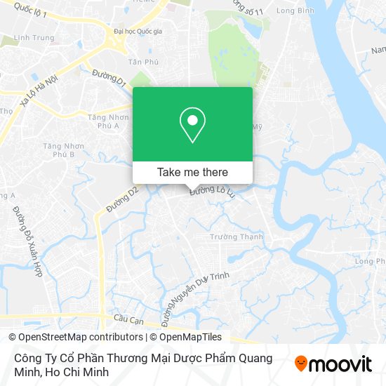 Công Ty Cổ Phần Thương Mại Dược Phẩm Quang Minh map