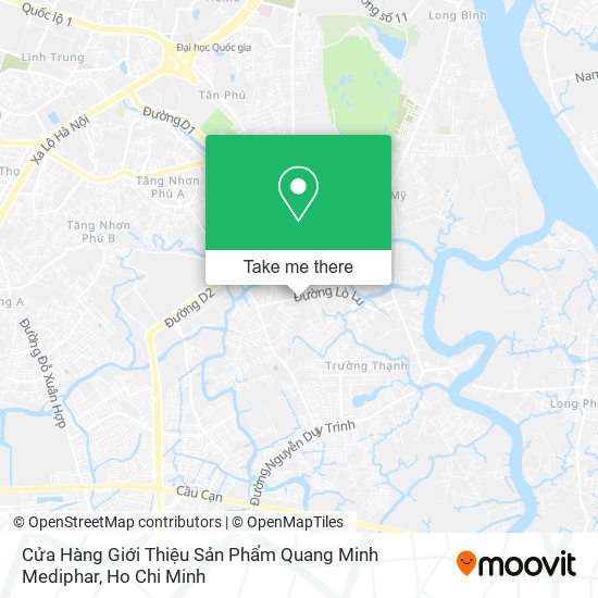 Cửa Hàng Giới Thiệu Sản Phẩm Quang Minh Mediphar map