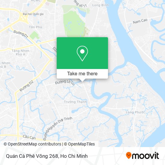Quán Cà Phê Võng 268 map
