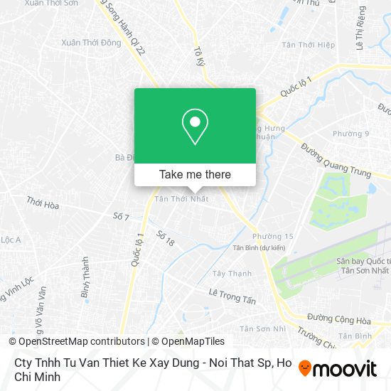 Cty Tnhh Tu Van Thiet Ke Xay Dung - Noi That Sp map