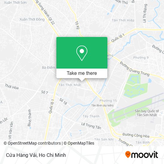 Cửa Hàng Vải map