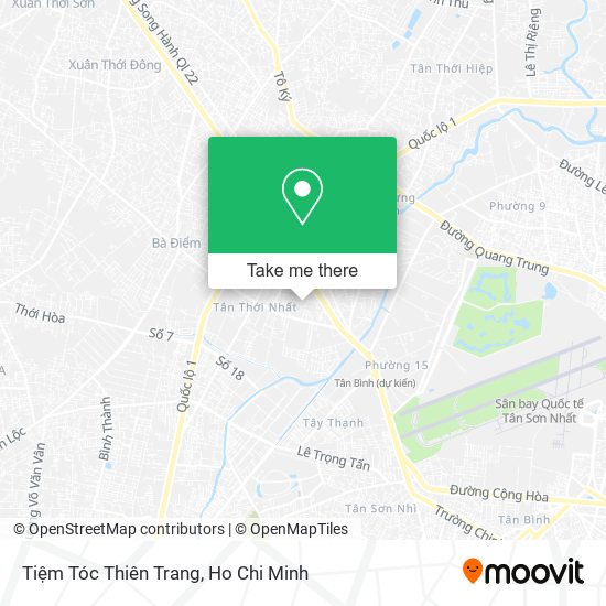 Tiệm Tóc Thiên Trang map