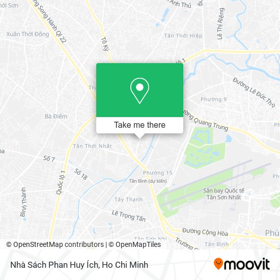 Nhà Sách Phan Huy Ích map