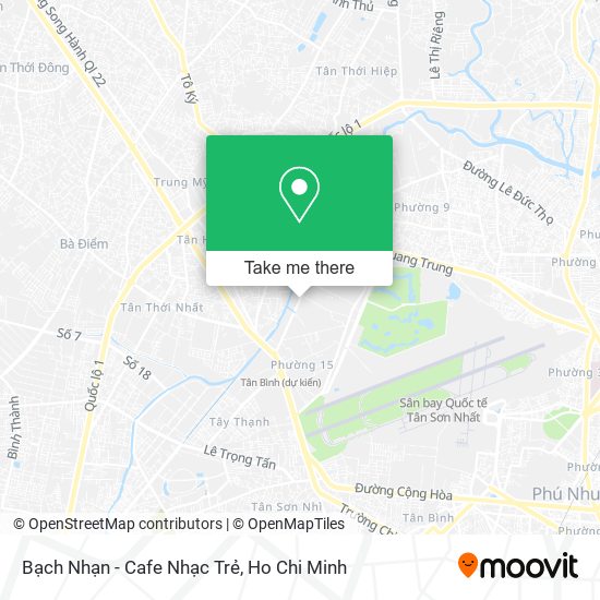 Bạch Nhạn - Cafe Nhạc Trẻ map