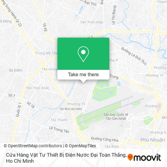 Cửa Hàng Vật Tư Thiết Bị Điện Nước Đại Toàn Thắng map