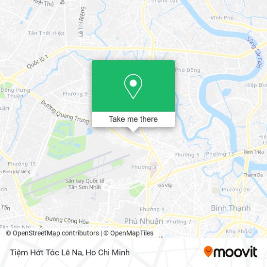 Tiệm Hớt Tóc Lê Na map