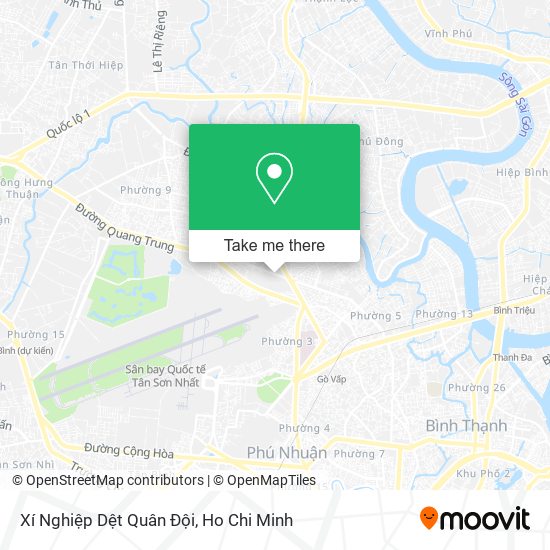 Xí Nghiệp Dệt Quân Đội map