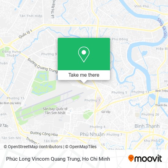 Phúc Long Vincom Quang Trung map
