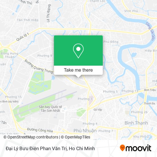 Đại Lý Bưu Điện Phan Văn Trị map