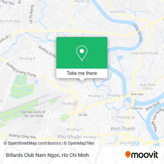 Billards Club Nam Ngọc map