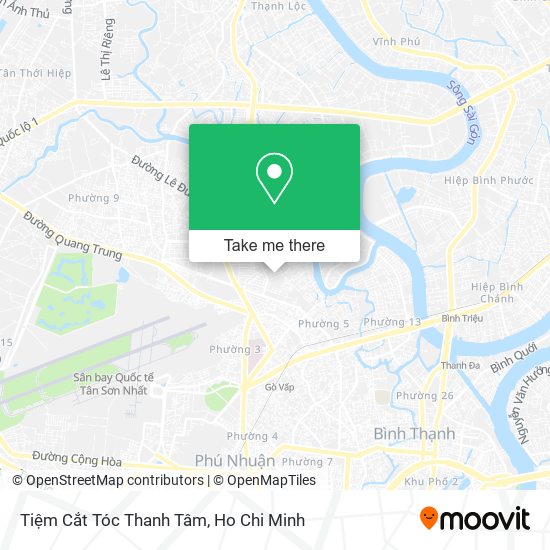 Tiệm Cắt Tóc Thanh Tâm map