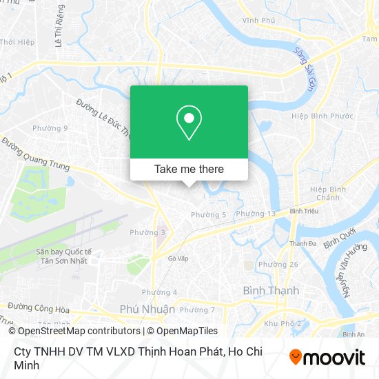 Cty TNHH DV TM VLXD Thịnh Hoan Phát map