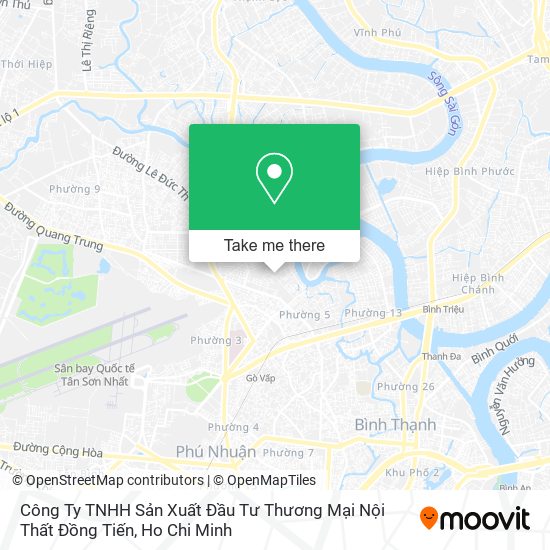 Công Ty TNHH Sản Xuất Đầu Tư Thương Mại Nội Thất Đồng Tiến map