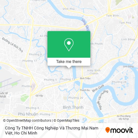 Công Ty TNHH Công Nghiệp Và Thương Mại Nam Việt map