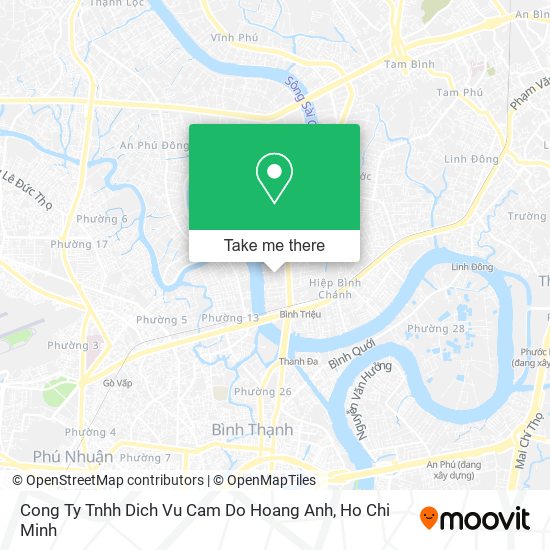 Cong Ty Tnhh Dich Vu Cam Do Hoang Anh map