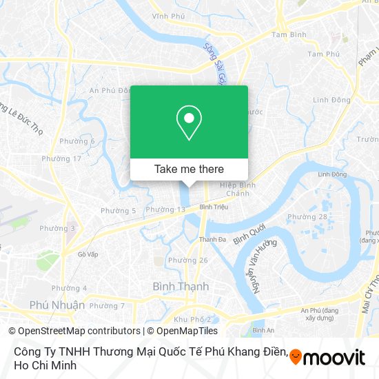 Công Ty TNHH Thương Mại Quốc Tế Phú Khang Điền map
