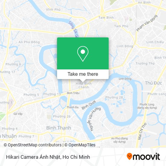 Hikari Camera Ánh Nhật map