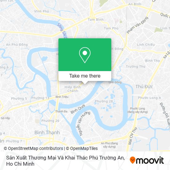 Sản Xuất Thương Mại Và Khai Thác Phú Trường An map