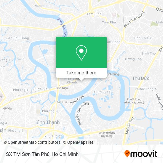 SX TM Sơn Tân Phú map