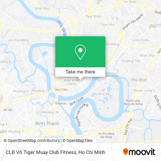 CLB Võ Tiger Muay Club Fitness map