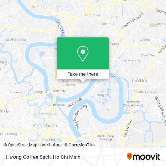 Hương Coffee Sạch map