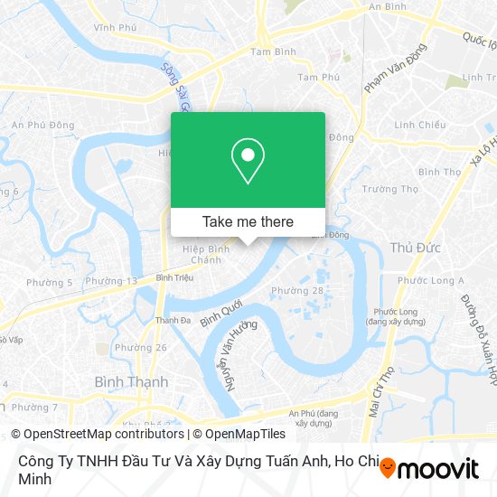 Công Ty TNHH Đầu Tư Và Xây Dựng Tuấn Anh map