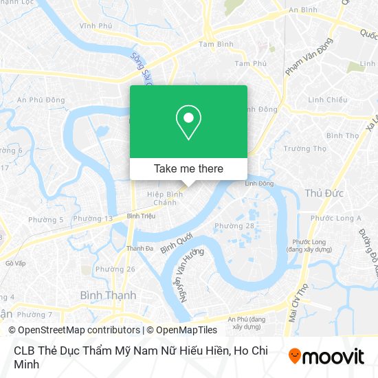 CLB Thẻ Dục Thẩm Mỹ Nam Nữ Hiếu Hiền map