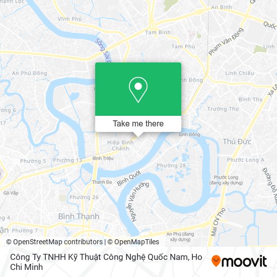 Công Ty TNHH Kỹ Thuật Công Nghệ Quốc Nam map