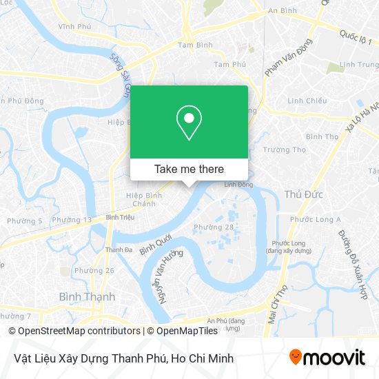 Vật Liệu Xây Dựng Thanh Phú map