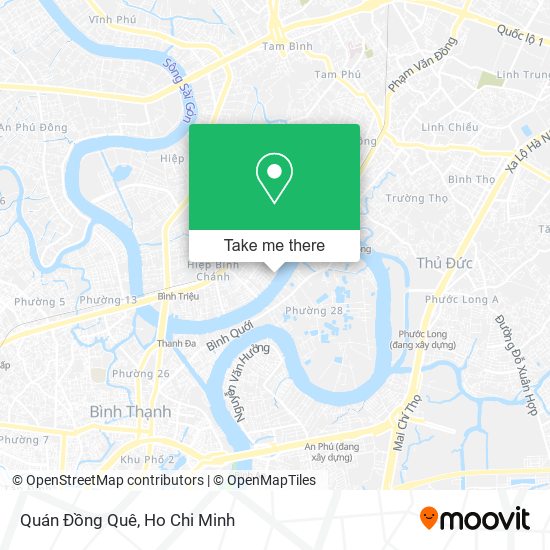 Quán Đồng Quê map