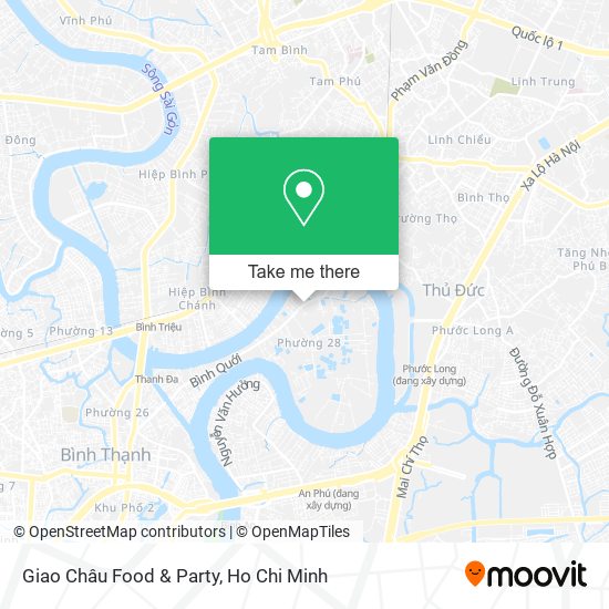 Giao Châu Food & Party map