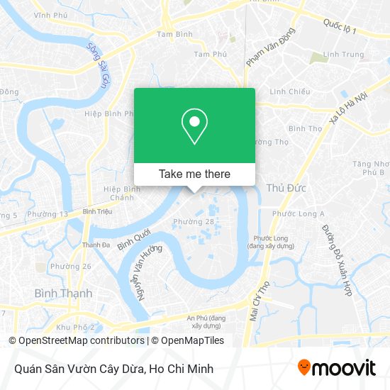 Quán Sân Vườn Cây Dừa map